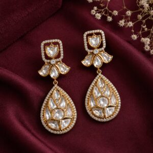 Elara Radiance Teardrop Statement Earrings